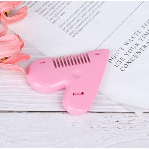 Thinning Hair Cutting Comb Hair Salon Comb with Pro Barber Hairdressing Comb Women Mini Trimming Accessories Heart Shape
