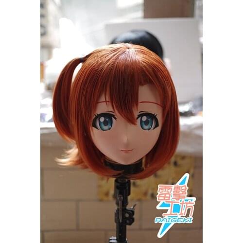 RAIGEKI MAKS 89) Resin 2/3 Head Crossdresser BJD DOLL Kigurumi Anime LoveLive! Honoka Kousaka Cosplay Mask