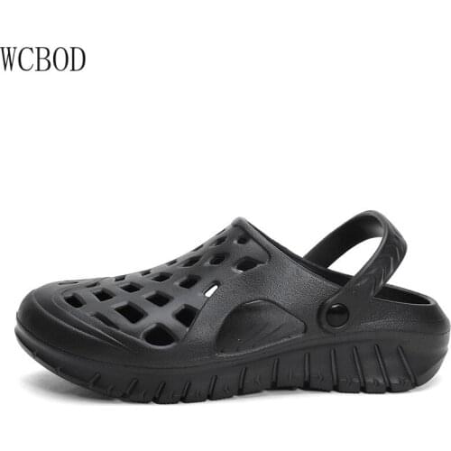 2021 Men Sandals Summer Hole Shoes Casual Shoes Cheap Male Sandals Water Shoes Sandalia Masculina Chef Shoes for Men