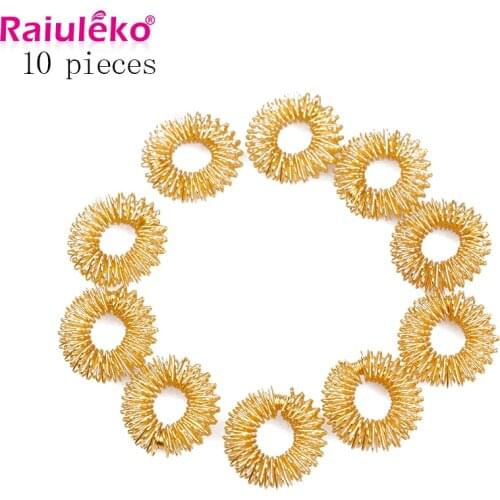 New 10pcs Finger Massage Ring Acupuncture Ring Health Care Body Massager Relax Hand Massage Finger lose Weight Homecare Tens