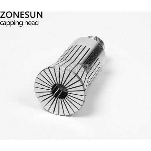 ZONESUN Custom link Crimper head for new Perfume cap 15mm and two pcs 4mm nozzle