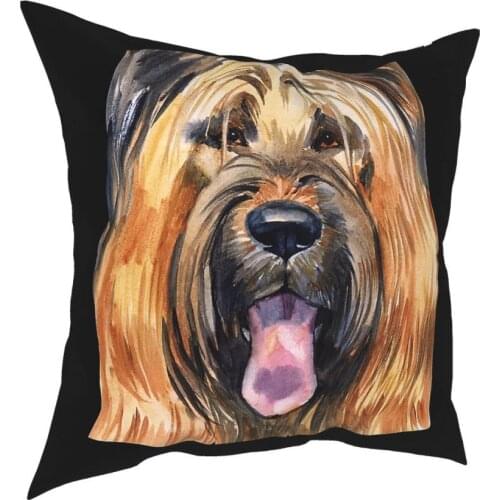 Briard Dog Lovers Gift Throw Pillow Cover Throw Pillow Creative Pillowcover Home Decor