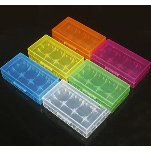 Portable Carrying Box 18650 Battery Case Storage Acrylic Box Plastic Safety Box