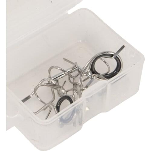 Fly Fishing Rods 9FT Guides K Type Tip Top Eye Rings Replacement Repair Kits