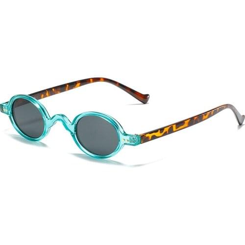 Fashion Mini Hip Hop Round Sunglasses Women Small Frame Glasses Retro Sunglass Men Quirky Eyewear Gradient Shade UV400 Sun Glass