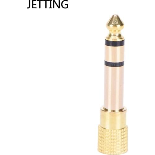 JETTING 6.5mm 1/4" Male plug to 3.5mm 1/8" Female Jack Stereo Headphone Headset Audio Adapter Plug for Microphone