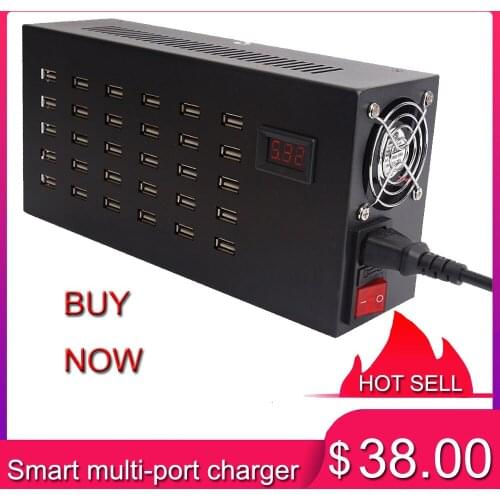30 ports fast charging USB multi-port charger station for Xiaomi iphone Samsung Tablet etc other electronic product