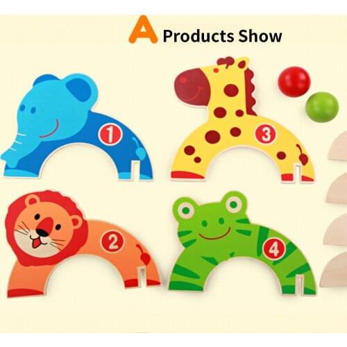 1 Set Cute Colorful Tabletop Golf Game ChildrenS Cartoon Animal Croquet Game Indoor Parent-Child Interaction Educational Toys