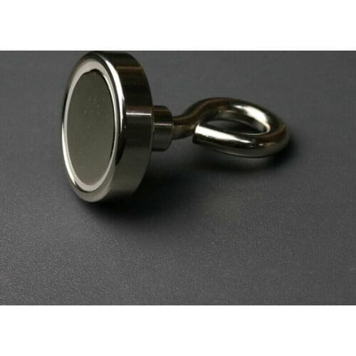 Magnetic hook Mini D25 mm Strong Recovery Sea Fishing Treasure Hunting Metal Detector N52 Neodymium Magnet Close Ring 1pc