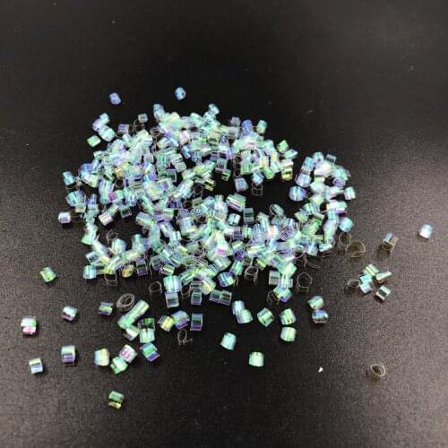 10g/Lot 2*3mm AB Sequin Pipe Sequins Center Holes PVC Paillettes DIY Nail Art Sewing Wedding Craft Lentejuelas Accessories