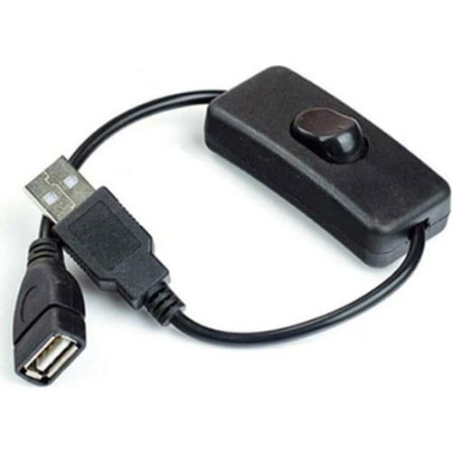 28cm USB Cable with Switch ON/OFF Cable Extension Toggle for USB Lamp USB Fan Power Supply Line Durable HOT SALE Adapter