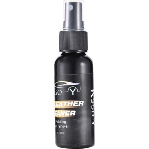 50ml Car Care Cleaner Refurbished Cleaner Car Interior Leather Seat Polish Panel Dashboard Cleaner