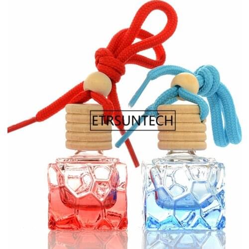 8ML New Cylindrical Car Ornaments Empty Bottle Small Car Hanging Bottle F1307