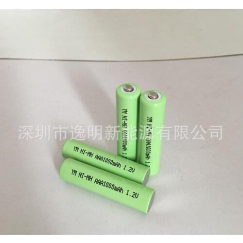 1.2v AAA Batteries 1000mAh Rechargeable NI-Mh Battery 1.2V Ni-Mh aaa For Electric remote Control car Toy RC ues