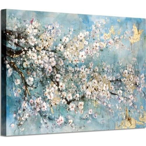 Diamond Painting Abstract Flower Dogwood Bloom Foil Art 5D DIY Kits Embroidery Full Round Drill Accessories Mosaic Cross Stitch
