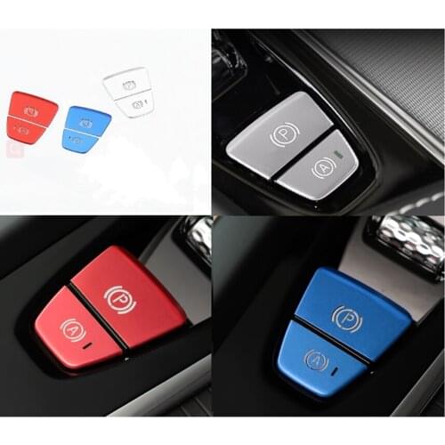 Lofty Richy For Volvo XC60 2018-2020 s90 v90 2017-2020 xc90 2015-2019 electronic handbrake P light button sequin car sticker