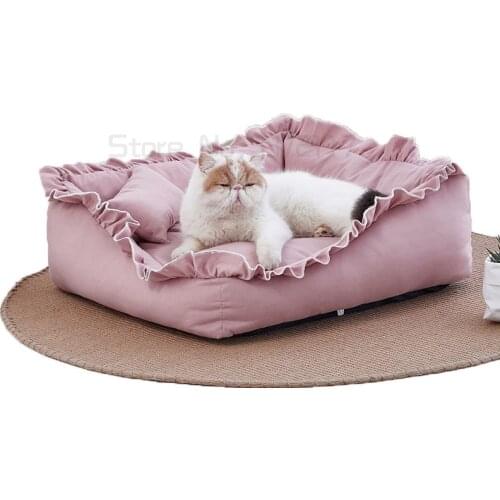 Cats nest summer cool nest four seasons universal all detachable washable bed mat dogs nest villa wind cat pet products