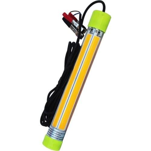 Dimmable IP68 Waterproof 60W COB 12V-24V LED Underwater Diving Light LED Fishing Light