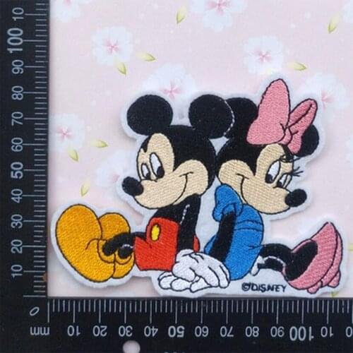 Disney Cartoon Mickey Mouse Patches Pooh Patches for Clothing Donald Duck Minnie Mouse Simba Mermaid Iron on Patches Diy Patch