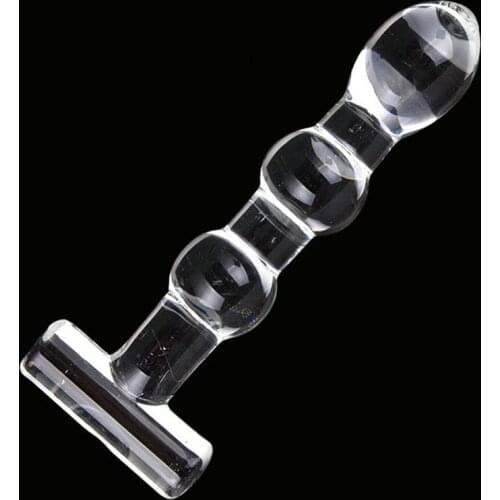 Pyrex Glass Dildos Crystal Penis Sex Toys for Women Masturbation massager Anal Beads Butt Plug Toy Sex Product for Women and Men