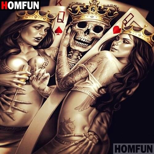 HOMFUN 5D DIY Diamond Painting Full Square/Round Drill "Shantou Wang" 3D Embroidery Cross Stitch gift Home Decor A02411