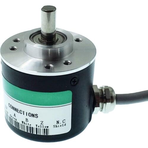 Incremental Photoelectric Rotary Encoder ZSP3806 1000 Pulse 1000 Line ABZ Three-phase 5-24V