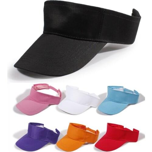 Tennis Caps Men Women Adjustable Sport Headband Classic Sun Sports Visor Hat Running Caps Tennis Beach Hat Outdoor Sports Hat