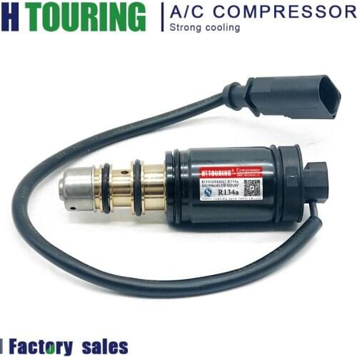 For Car VW Volkswagen Polo Touareg 4.2 Amarok A/C AC Air Conditioning Compressor refrigerant Electronic Solenoid Control Valve