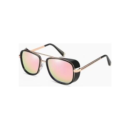 Steampunk Tony Stark Computer Glasses Metal Anti Blue Light Blocking Glass