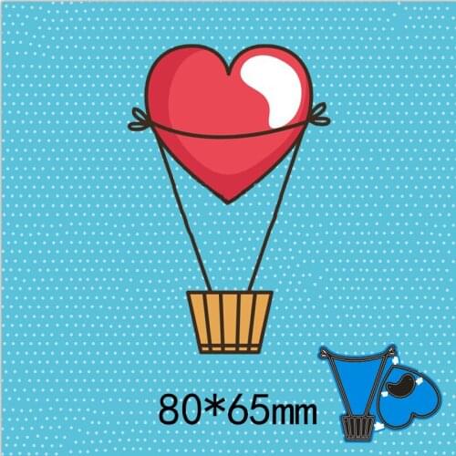 Metal Cutting Dies Scrapbooking Heart hot air balloon Cutting Dies Stencil DIY Card Paper Craft Embossing Folder Template