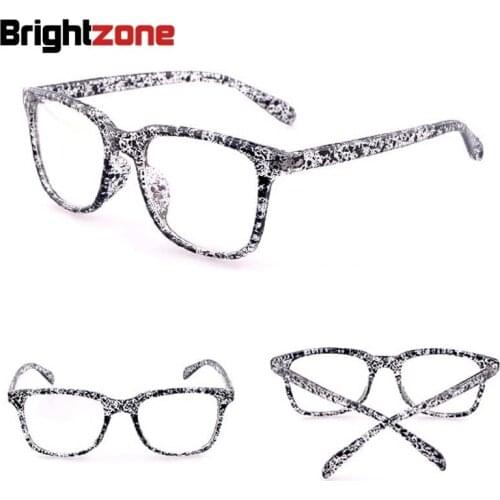 Brightzone Fashion Big Frame Vintage Eye Glasses Optical Eyeglasses Frames For Men Accessories Women Plain Glasses Gozluk Oculos