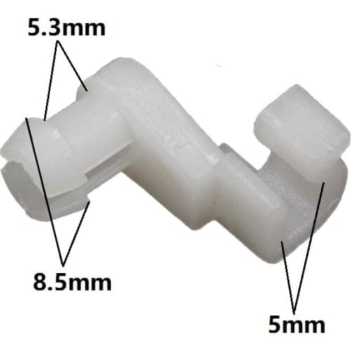 Door Lock Latch Rod 5mm Size Clip Nylon Retainer For Toyota Select Vehicle