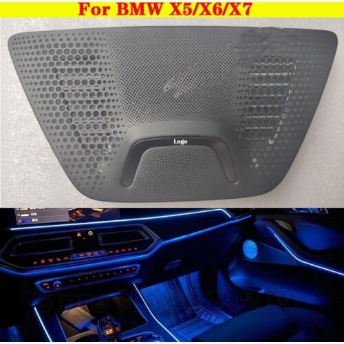 Lighting Audio Lossless Sound HiFi Music Stereo Speaker Cover LED Center Control Panel For BMW X5/X6/X7 series G05 G06 G07