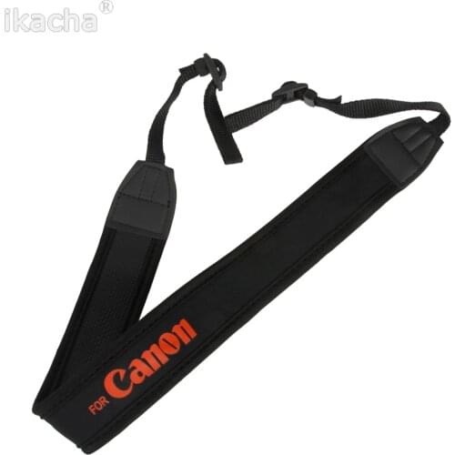 Black Camera Shoulder Neck Strap Fit for Canon 6D 60D 80D 7D 550D 1300D 5D 750D Mark II III IV 200D 1100D 1300D Camera Dslr