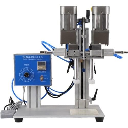 Pneumatic capping machine Vertical capping machine 220V automatic capping machine 90W electric capping machine
