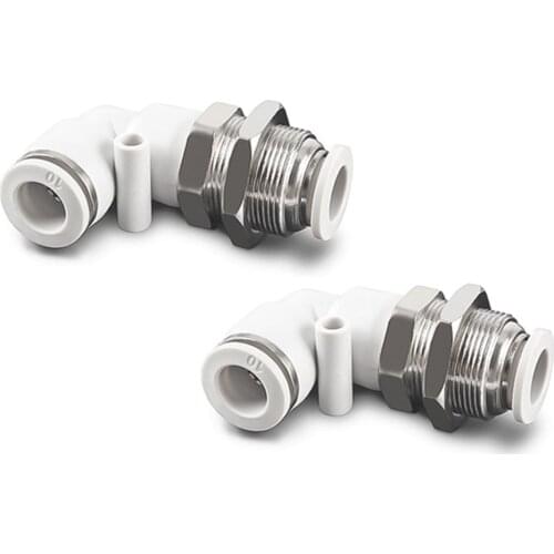 PLM pneumatic quick connector L-shaped elbow 4 6 8 10 12MM hose white air connector copper baffle diaphragm connector