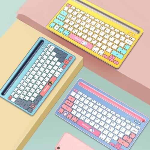 Portable Mute Bluetooth Tablet Keyboard Rechargeable Slim Silent Ergonomic Mini Keypads For iPad Xiaomi Huawei Tablets