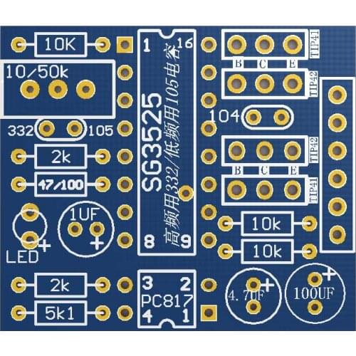 SG3525 KA3525 PCB Empty Board Drive Board Frequency Adjustable with Protection