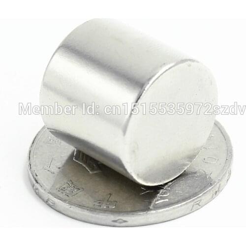 10pcs Strong Round Dia 16mm x 10mm N35 Rare Earth Neodymium Magnet Art Craft Fridge 16x10mm