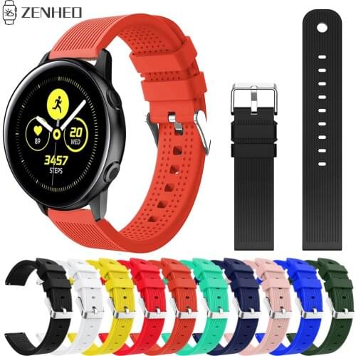 20mm Silicone Strap For Samsung Gear S2 Classic SM-R732 Smart Watch Band Replacement Watchband For Samsung Gear Sport