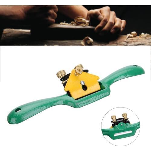 2019 Iron Spoke Shave Plane Mayitr Metal Cutting Edge Wood Shaping For Woodworker Woodworking Machinery 44mm