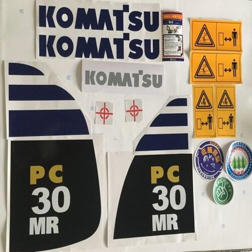 Komatsu excavator sticker PC20 30mr 55mr 78us 78uu body decoration