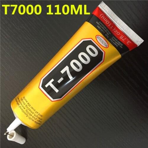 T7000 110ML Multipurpose Adhesive Rhinestone DIY Phone Screen Frame Epoxy Resin Sealant Super Black Liquid Glue T-7000 Nail Gel