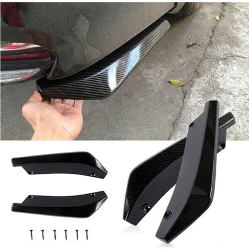 2pcs Universal Car Rear Bumper Lip Spoiler Protector for BMW 1 2 3 4 5 6 7 series E46 E52 E90 X1 X3 X4 X5 X6 F09 F10 F20 F30 F35
