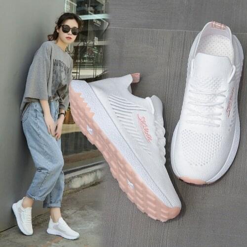 2021 Women Shoes High Quality Fashion Women Sneakers Vulcanized Flat Sneakers For Women 2021 Loafers Jogging Women Sports Shoes