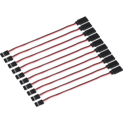 10Pcs 150mm Servo Extension Receiver Cord Wire 3 Pin JR Male to Female Lead Lead Wire Cable For RC Car Helicopter RC Toys Parts