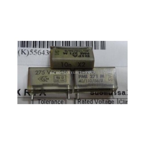 10PCS PME271M PME 271 M PME271 10n 22n 33n X2 0.01UF 0.022UF 0.033UF 103 223 333 275VAC P=15.2mm FILM CAPACITOR