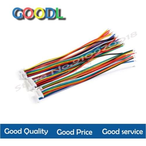 5-10Pcs SH1.0mm Wire Cable Connector DIY SH1.0 JST 2/3/4/5/6/7/8 Pin Electronic Line Single Connect Terminal Plug 28AWG 100mm