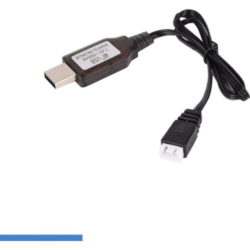 7.4V 500mA 1000 XH-3P USB Charger Cable For RC Helicopter Quadcopter Toys Car Model Truck Spare Parts