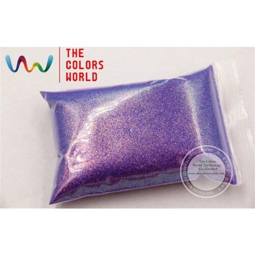 TCR401 American Fantasy Iridescent Purple color 0.2MM Size 008 glitter dust for nail Art nail gel or other DIY decoration